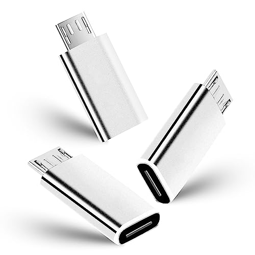 3-Pack Micro USB to USB-C Adapter