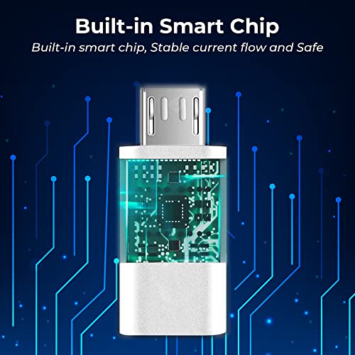 3-Pack Micro USB to USB-C Adapter