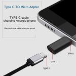 USB-C to Micro USB Adapter 2-Pack, Black