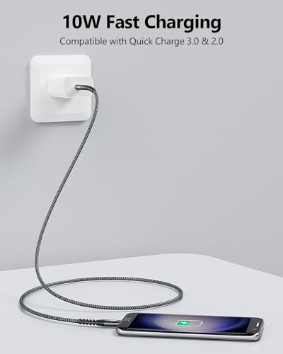 SUNGUY USB-C to Micro USB Cable 0.5M Grey