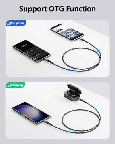 SUNGUY USB-C to Micro USB Cable 0.5M Grey