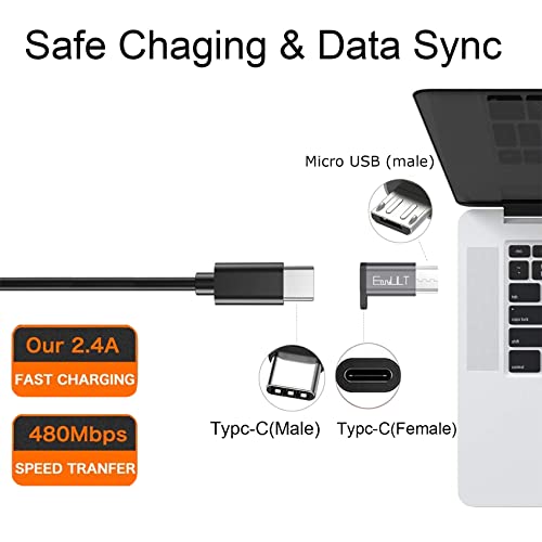 4-Pack USB-C to Micro USB Adapters