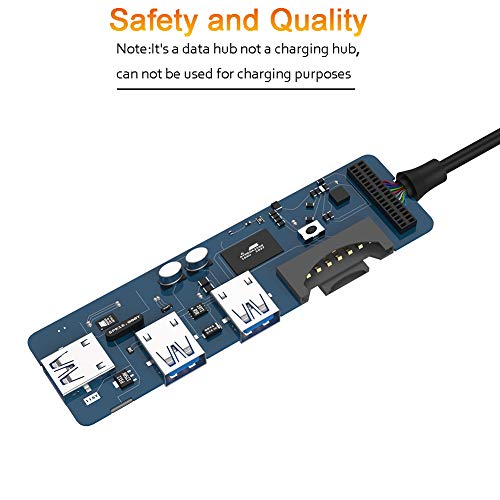 5-in-1 USB-C Hub with Card Reader & Extension