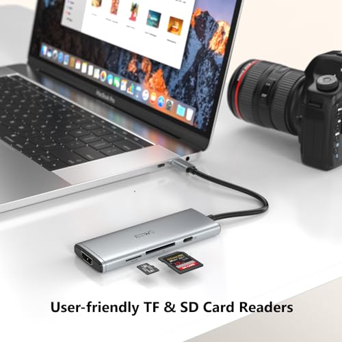 JESWO 7-in-1 USB-C Multiport Adapter Hub