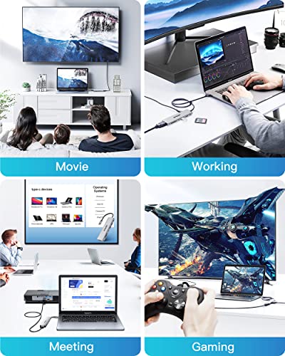 BYEASY 7-in-1 USB-C Hub with 4K HDMI