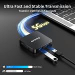 ANYOYO 6-in-1 USB-C Multiport Hub Adapter