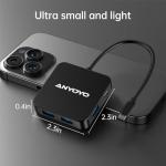 ANYOYO 6-in-1 USB-C Multiport Hub Adapter