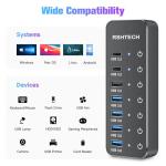 7-Port USB-C Hub with 10Gbps Data Transfer