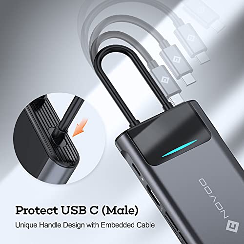NOVOO 9-in-1 USB-C Hub with Ethernet & HDMI