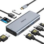 USB-C Dual HDMI 9-in-1 Docking Station