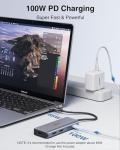 USB-C Dual HDMI 9-in-1 Docking Station