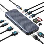 12-in-1 USB-C Docking Station with 3 HDMI