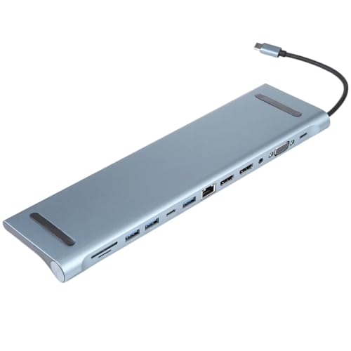 12-in-1 USB-C Docking Station for Triple Monitors