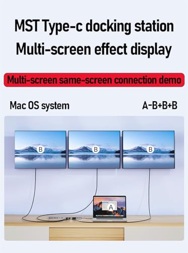12-in-1 USB-C Docking Station for Triple Monitors