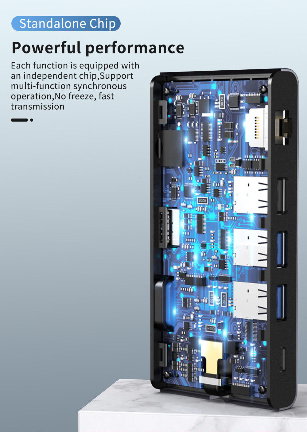 9in1 USB-C Hub with 4K HDMI & RJ45