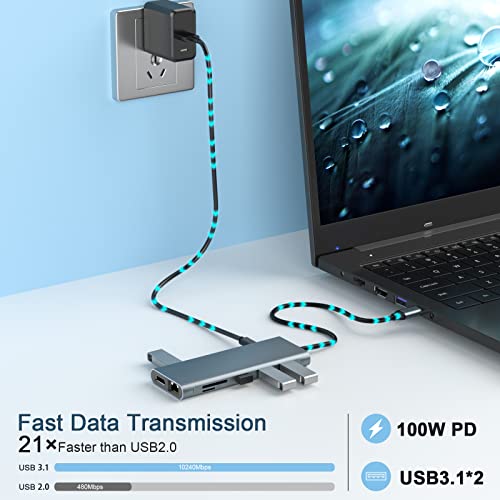12-in-1 USB-C Hub for Dual/Triple Monitors