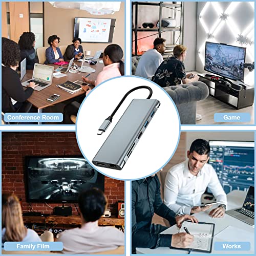12-in-1 USB-C Hub for Dual/Triple Monitors