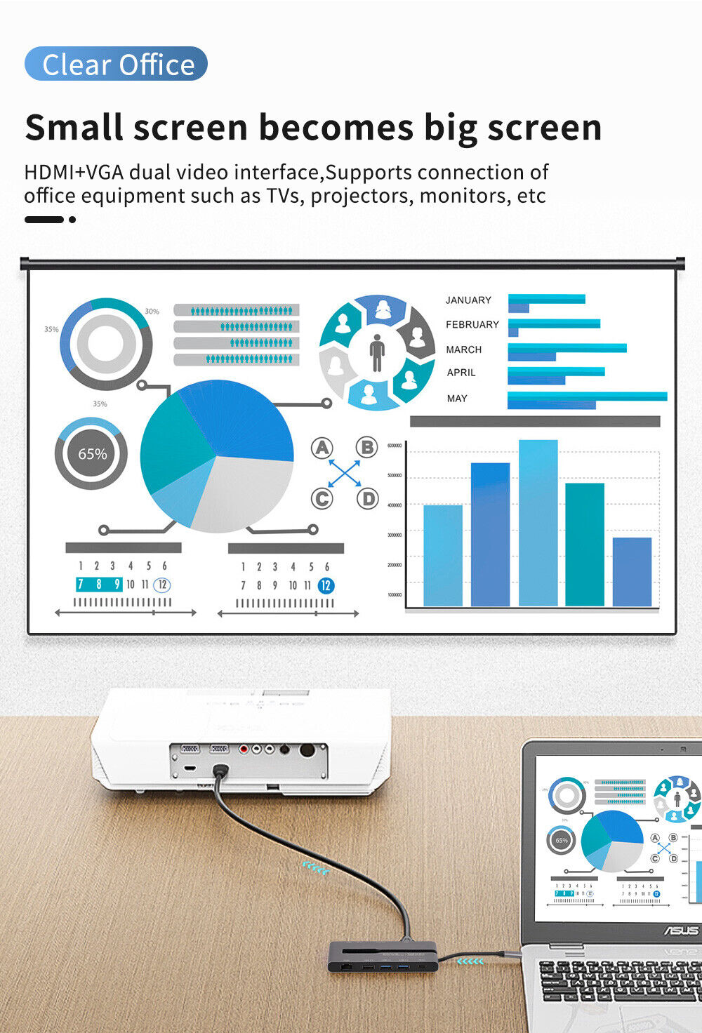 9in1 USB-C Hub with 4K HDMI & RJ45