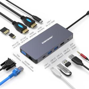 12-in-1 USB-C Hub with 4K HDMI & LAN