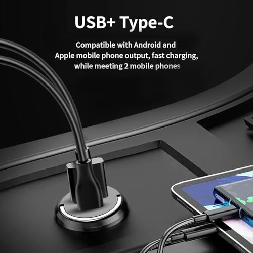 Seseno 60W Dual USB-C Car Charger