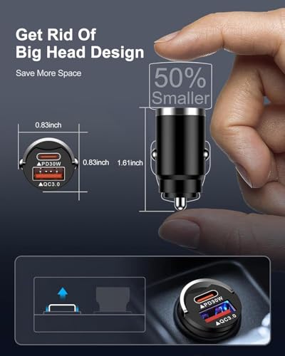 Seseno 60W Dual USB-C Car Charger