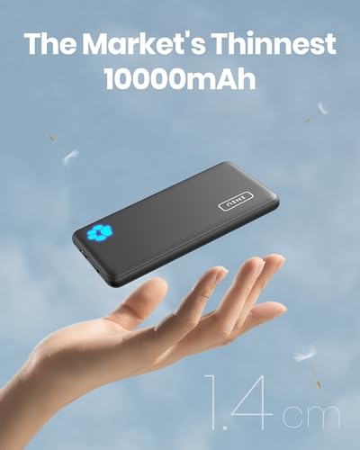 INIU 10,000mAh Slim USB-C Portable Power Bank