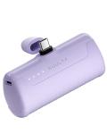 Kuulaa 4500mAh Compact USB-C Power Bank - Purple