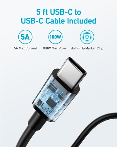 Anker 100W Folding USB-C Charger with Cable