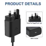 45W Fast USB-C Charger for Samsung and Pixel