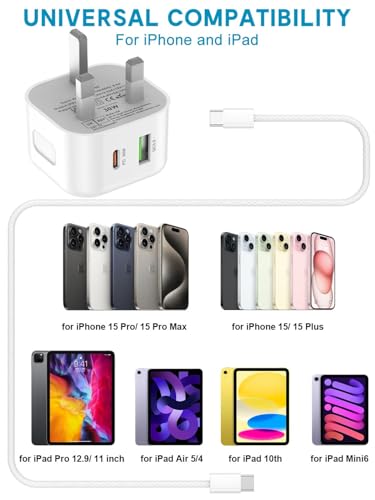 30W USB-C Fast Charger with 2M Cable