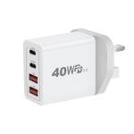 40W 4-Port USB-C Fast Charger Adapter