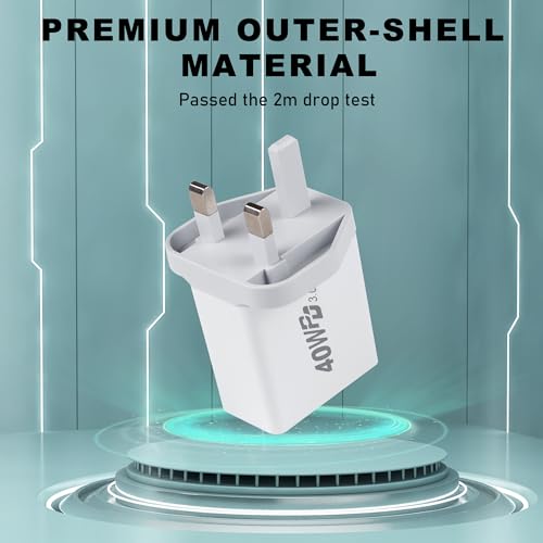 40W 4-Port USB-C Fast Charger Adapter