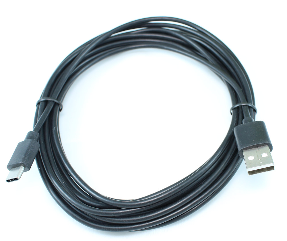 12ft USB-C to USB-A Cable - Black