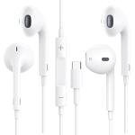 2 Pack HiFi USB-C Earbuds with Mic and Control