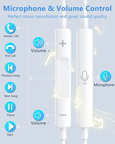 2 Pack HiFi USB-C Earbuds with Mic and Control
