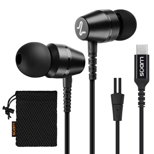 Ludos OMNITONE USB-C Earbuds for iPhone & Samsung