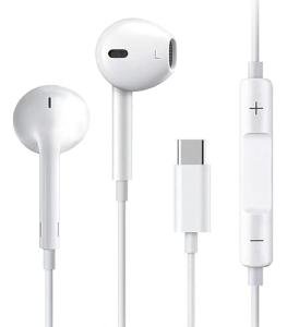 USB-C Wired Earbuds with Microphone and Controls