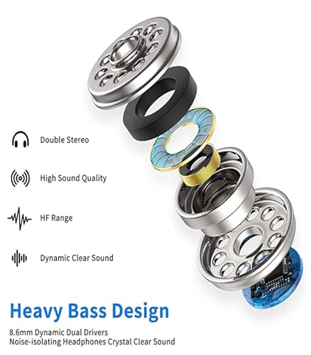 USB-C Wired Earbuds with Microphone and Controls