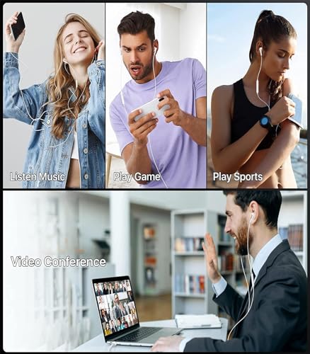 USB-C Wired Earbuds with Microphone and Controls