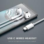 USB-C HiFi Stereo Earbuds with Microphone