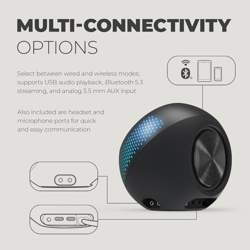 Creative Pebble X 2.0 USB-C Speakers with RGB