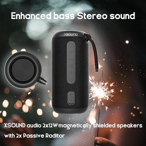 XSOUND FunPlay Bluetooth Speaker with Enhanced Bass