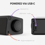 Compact Bluetooth USB-C Under-Monitor Soundbar