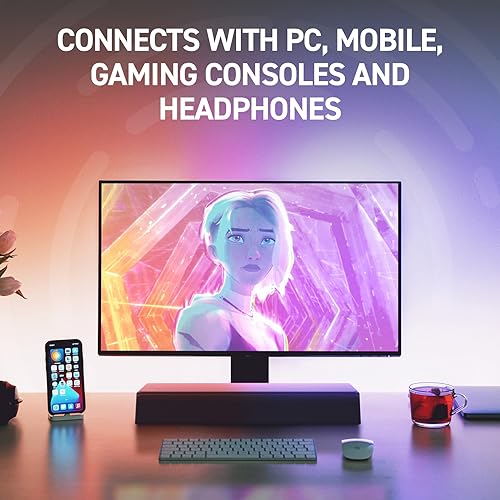 Compact Bluetooth USB-C Under-Monitor Soundbar