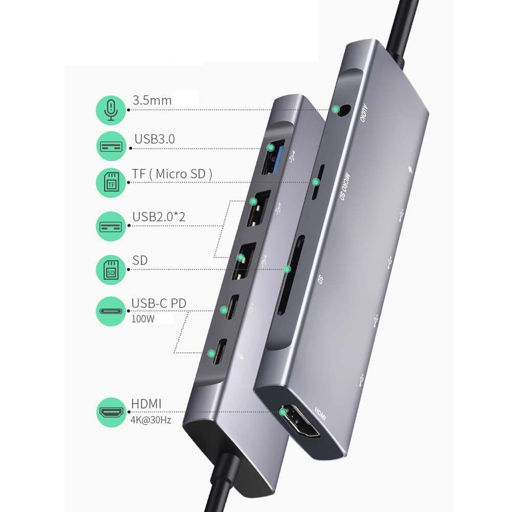 9-in-1 Type-C Docking Station