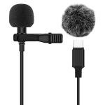 AGPTEK USB-C Lavalier Microphone for Mobile Devices