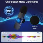 Jsdoin USB-C Wireless Lavalier Microphone 2-Pack