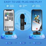 Jsdoin USB-C Wireless Lavalier Microphone 2-Pack