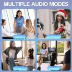 Jsdoin USB-C Wireless Lavalier Microphone 2-Pack