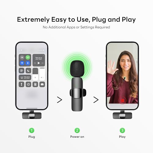 Qhot USB-C Wireless Lavalier Microphone - 2 Pack